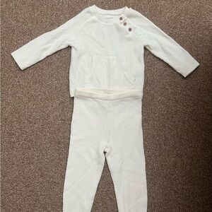 NWOT Cream Knit Baby Outfit